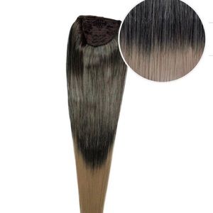 WRAP PONYTAIL MOCHACHINO BROWN DIRTY BLONDE OMBRE